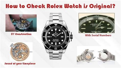 how can you tell a real rolex